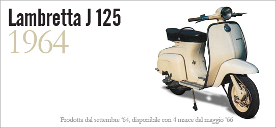 Lambretta J 125 - tre marce e quattro marce