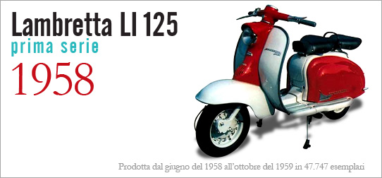 Lambretta LI 125 prima serie 1958-1959