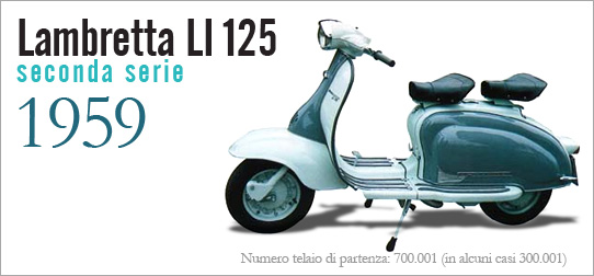 Lambretta LI 125 seconda serie - 1959