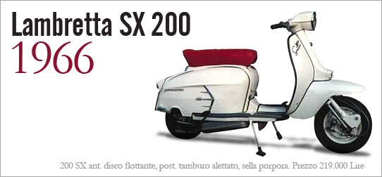 Lambretta SX 200 - 1966 - Sella porpora